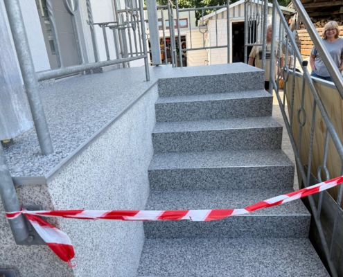 Treppenaufgang fertig