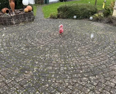 Terrassenplatz vorher